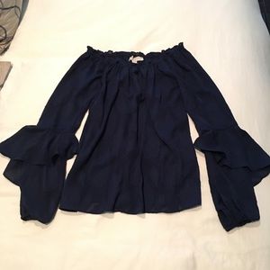 Navy Blue Michael Kors Top